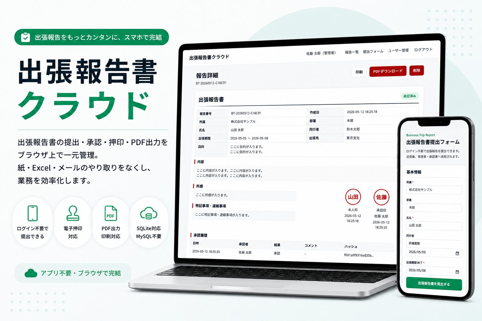 出張管理クラウドDX